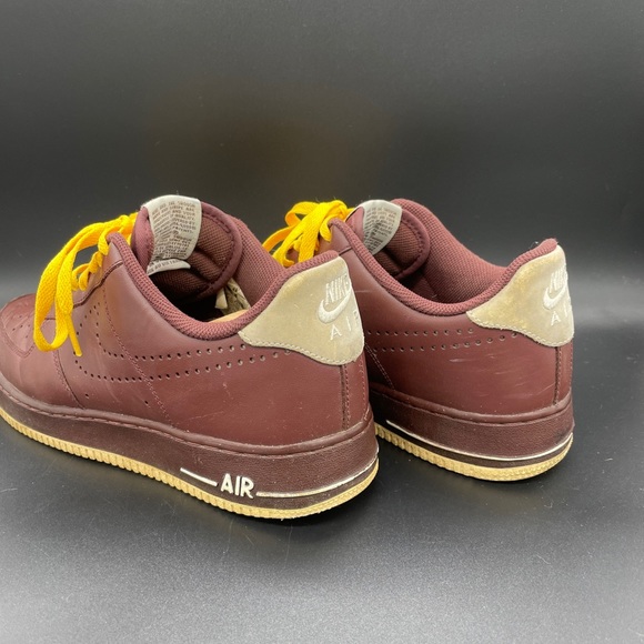 Nike Air Force 1s 2007 Burgundy 315122-603 Men’s Size 10.5 - Picture 3 of 5